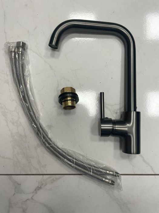 Мийка для кухні та змішувач Luminex 5050 PVD 4в1 3,0/1,0 мм Black