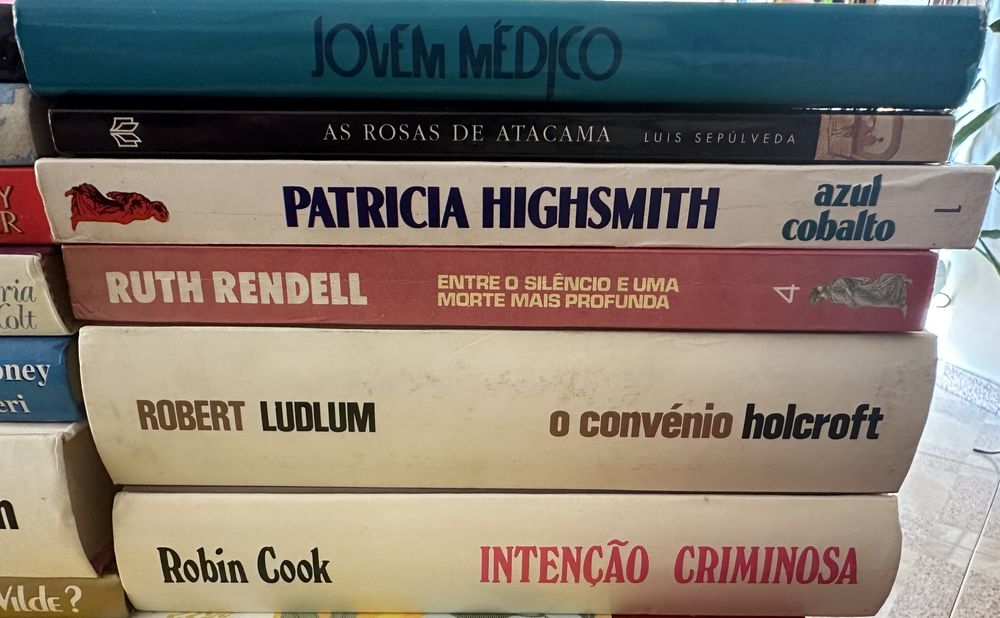 Livros variados em bom estado
