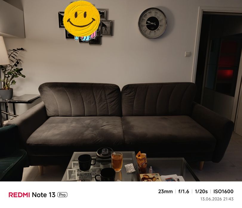 Sofa rozkładana z funkcją spania