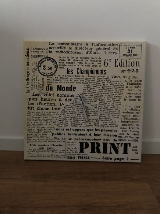 Komplet zegar+obraz/plakat