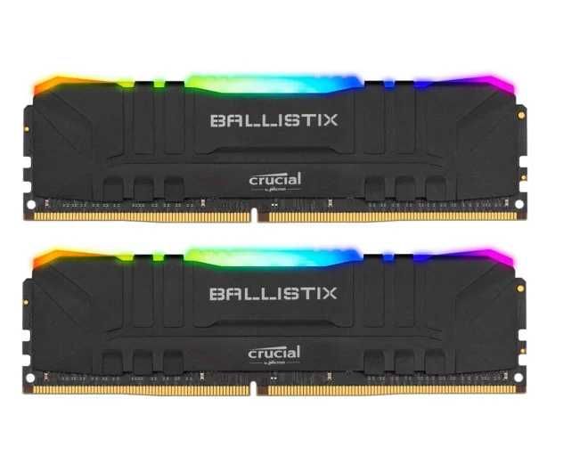 Pamięć RAM Crucial 16GB (2x8GB) 3200MHz CL16 Ballistix Black RGB