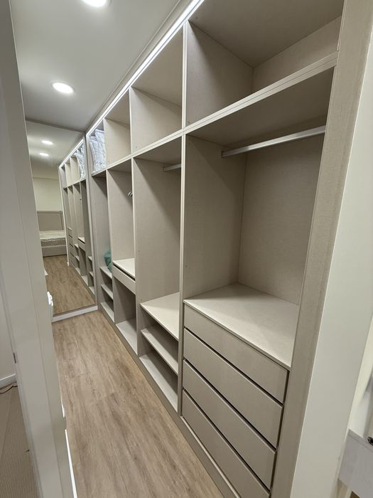 Closet com iluminacao led