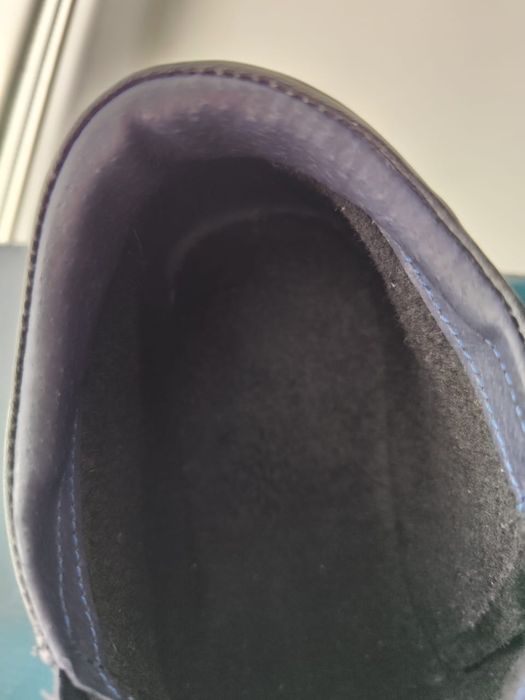 Продам мужские кожаные ,утеплённые полуботинки