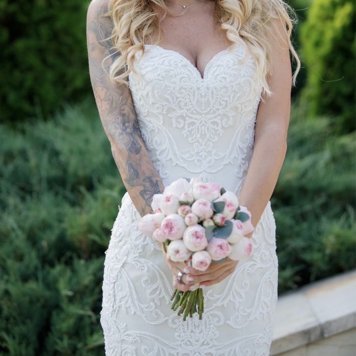 Весільна сукня рибка розмір S