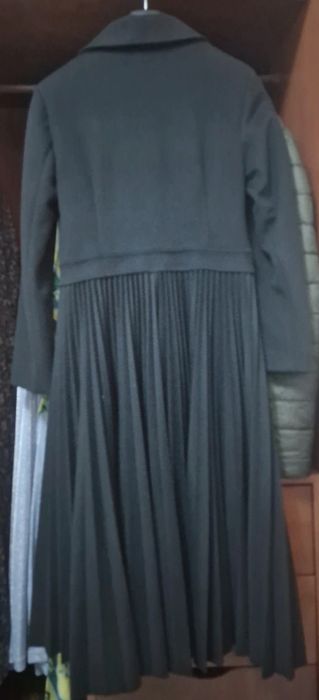 Casaco comprido plissado Rinascimento