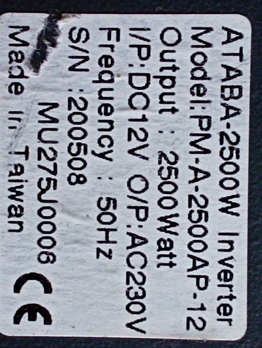 інвертор АТАВА-2500 W мр-а-2500 ар-12