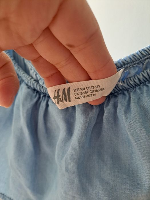 Vestido de ganga 13-14 anos de ganga fininha H&M