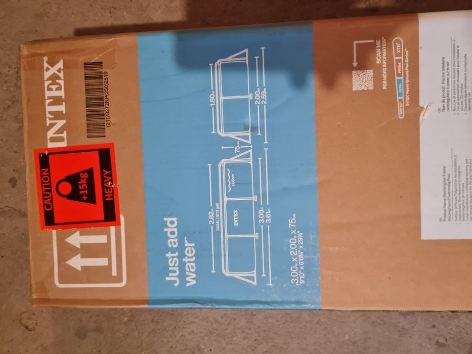 Basen ogrodowy Prostokątny 300x200 INTEX