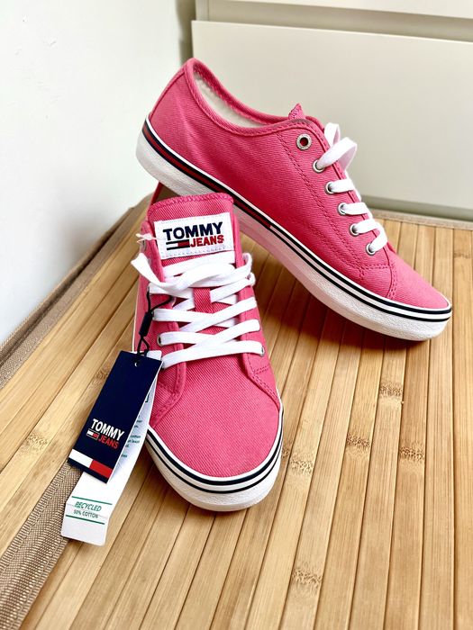 Trampki Tommy Hilfiger nowe rozowe szkola 40