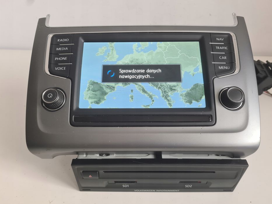 Radio nawigacja mib std2 3Q0035846a 6c0919603a polo v golf passat