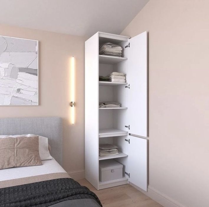 Шафа Шкаф для одягу Пенал Полка Стелаж з поличками в офіс у спальню