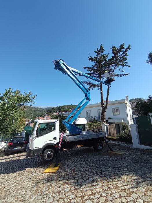 Aluguer de Camião Grua com Cesto