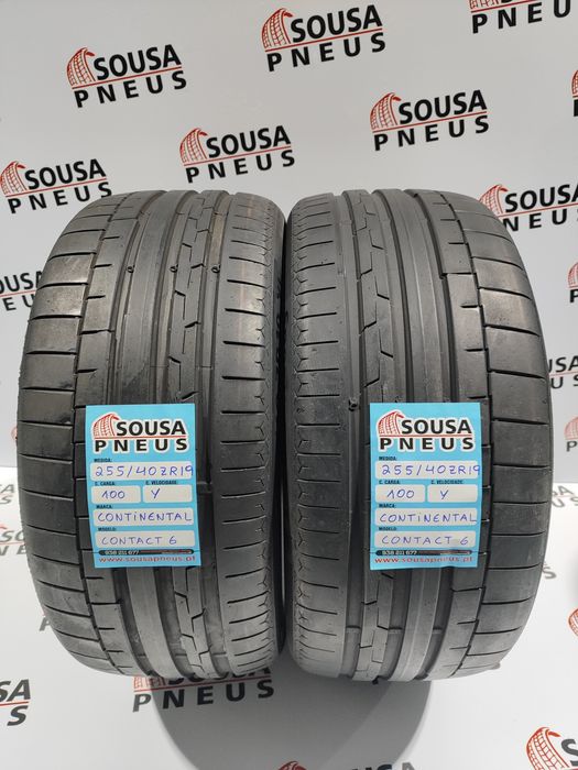2 pneus semi novos 255-40R19 100 y Continental - Oferta dos Portes