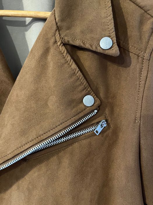 Куртка Косуха Pull&Bear із Штучної Замші Рижа Руда