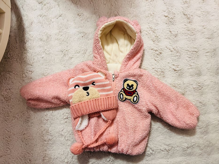 Куртка тедді з шапочкою