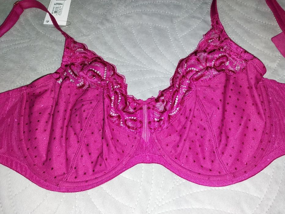 M&S śliczny koronkowy stanik biustonosz 100C Nowy