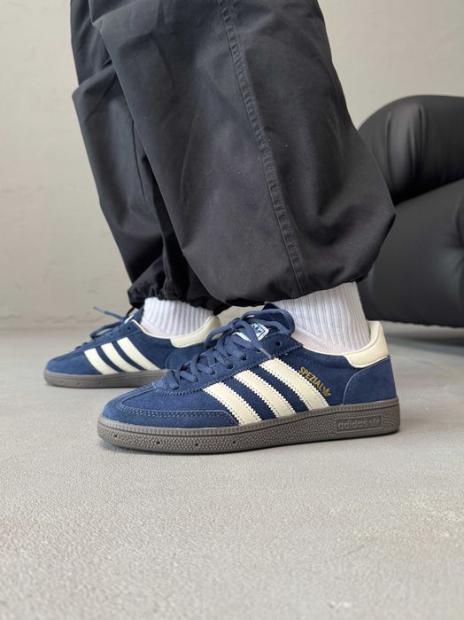 Мужские кроссовки Adidas Handball Spezial Indigo. Размеры 40-45