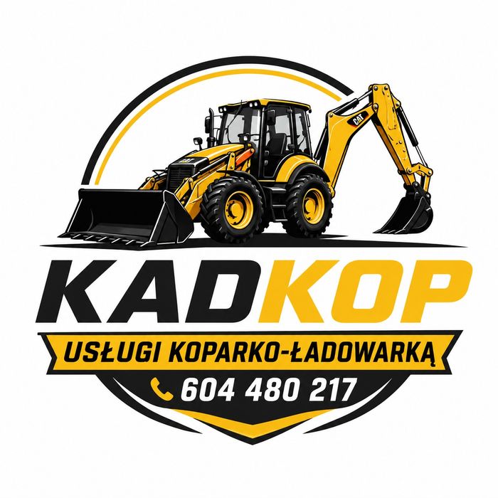 Usługi koparko-ładowarką, prace ziemne, koparka, fundament, wyburzenia
