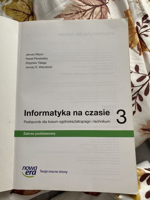 Informatyka na czasie 3 zakres podstawowy