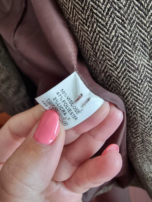 Blazer com padrão acastanhado Cadena, tamanho 36