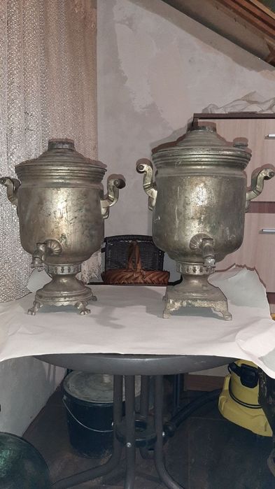 Самовар ТПТ (Тульский патронный завод). На дровах. Латунь