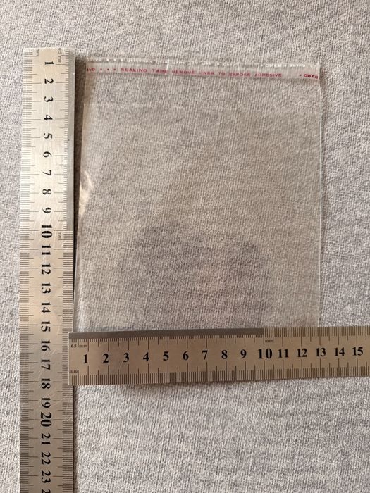 Пакети з клапаном і клейкою стрічкою 13×13 см (500 шт)