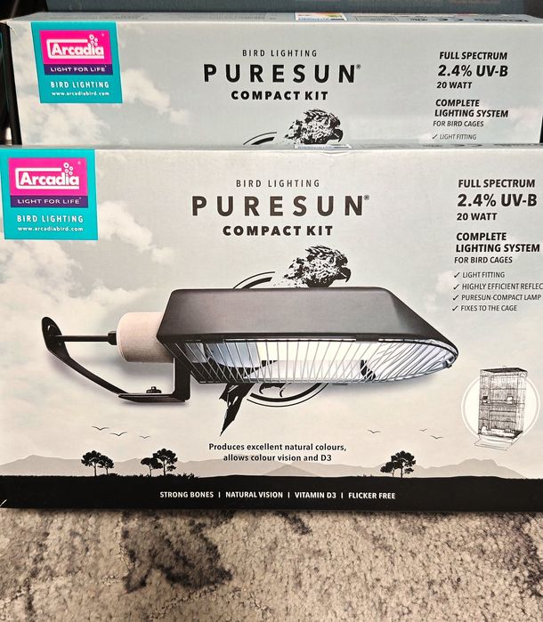 Лампа та світильник для птахів Аrсаdіа puresun compact kit e27