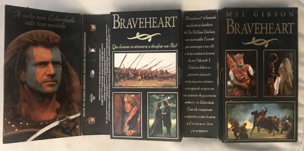 Vhs Braveheart com Mel Gibson