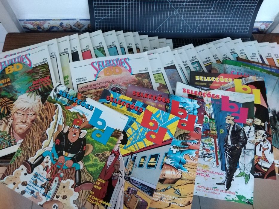 Revistas Selecções BD colecção anos 80 e 90. Primeiros números