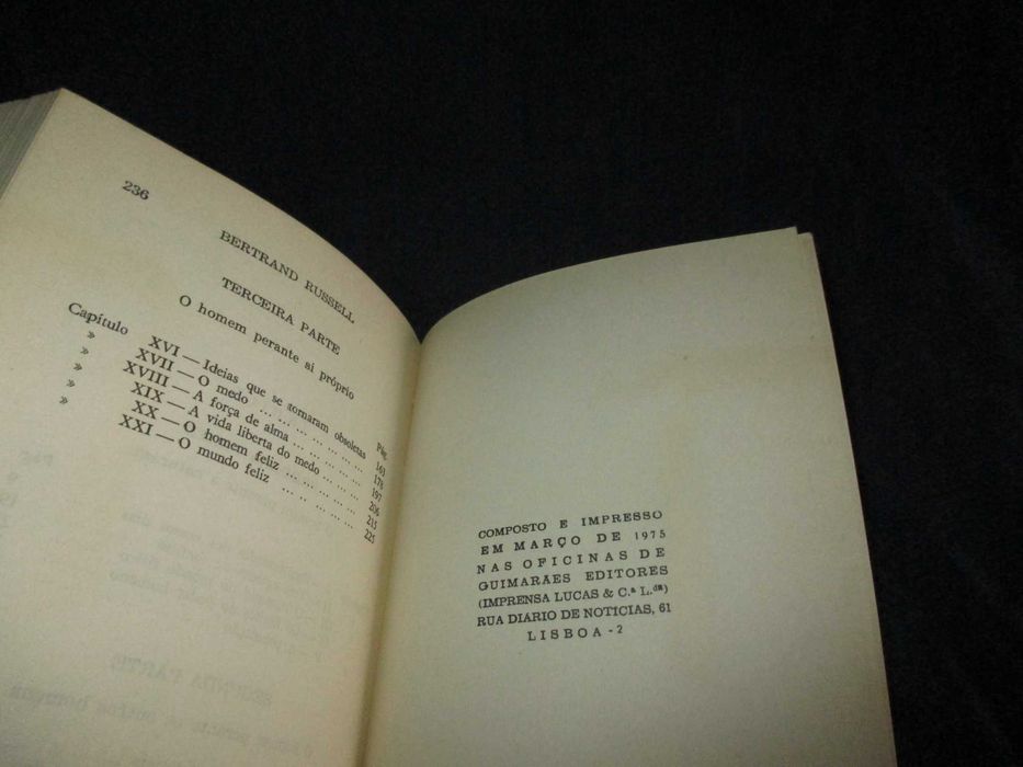 Livro A Última Oportunidade do Homem Bertrand Russell
