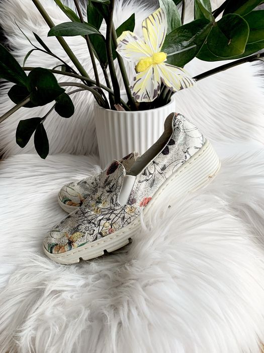 Rieker 38 kolorowe sneakersy