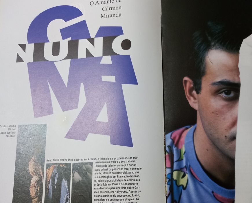 revista Orientações n° 1 de 1992 com Nuno Gama inside