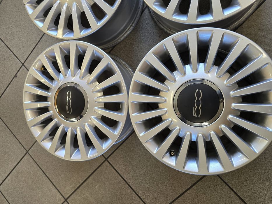 Alufelgi Fiat 500 komplet rozmiar 15