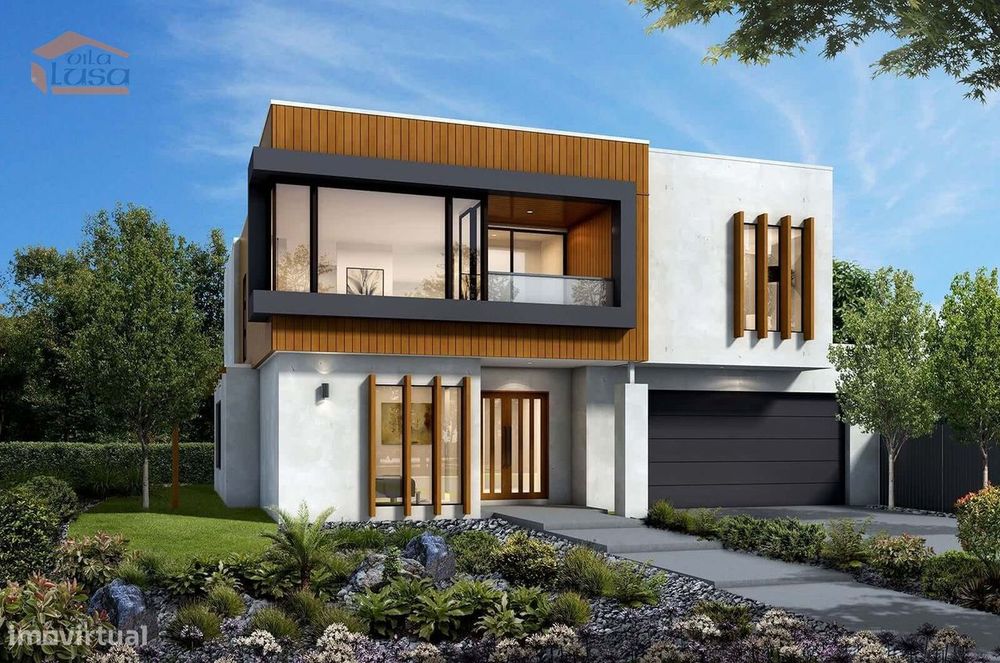 Lote Terreno centro Canelas construção Moradia 4 Frentes