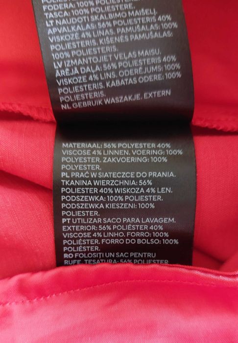 Letni kombinezon z odkrytymi plecami H&M z lnem