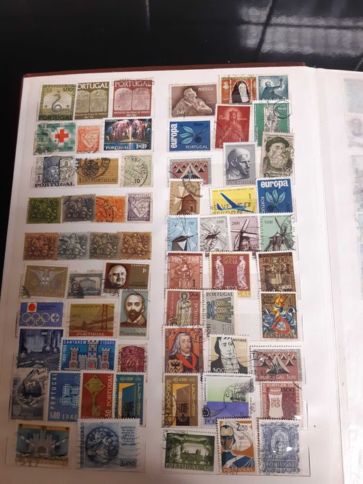 Coleção de selos antigos