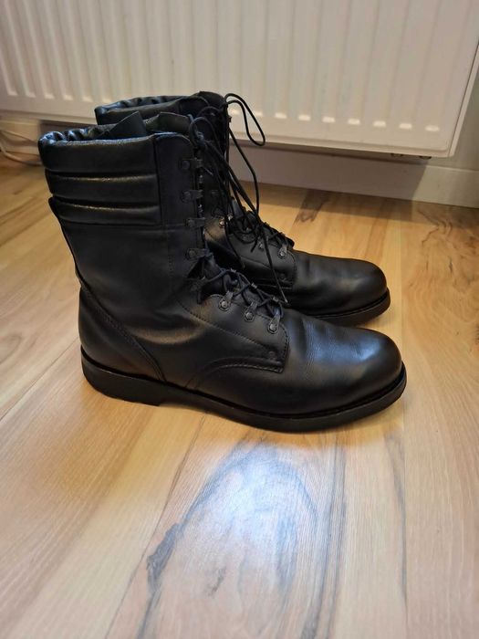 32 skórzane czarne taktyczne buty wojskowe desanty Skoczki militarne
