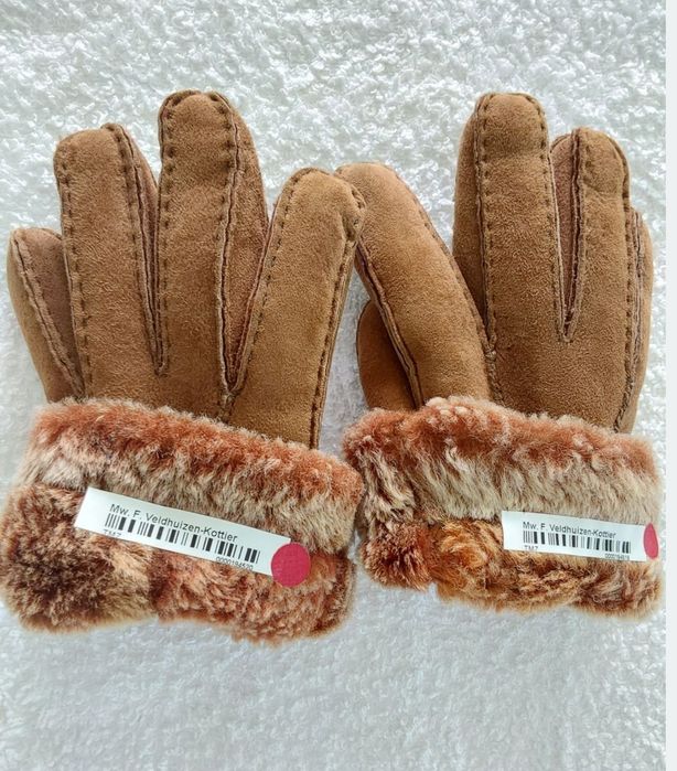 Rękawiczki skórzane damskie