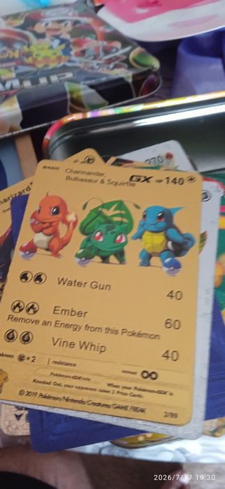 Cartas Pokémon  várias