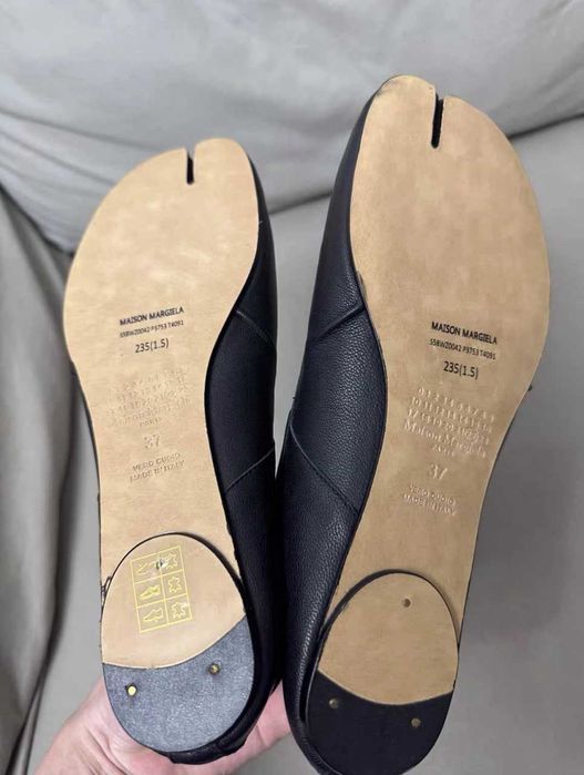 Maison Margiela Tabi балетки чорні оригінал
