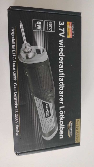 Аккумуляторный Беспроводной паяльник FERM 4 Вольт