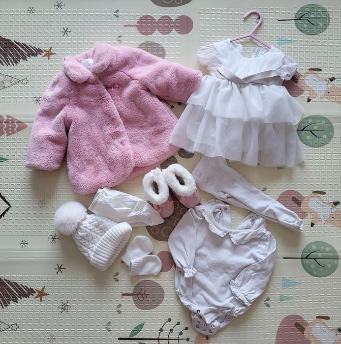 Zestaw Komplet Do Chrztu Zima Jesień Mayoral
