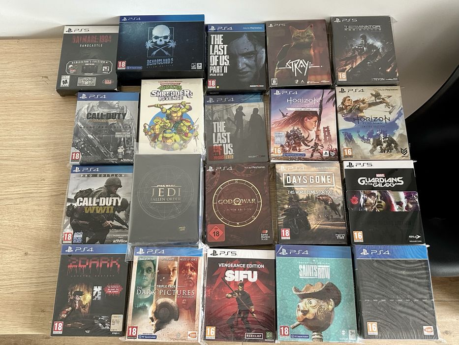 Death Stranding і Resident Evil steelbook ігри ps4,ps5 special