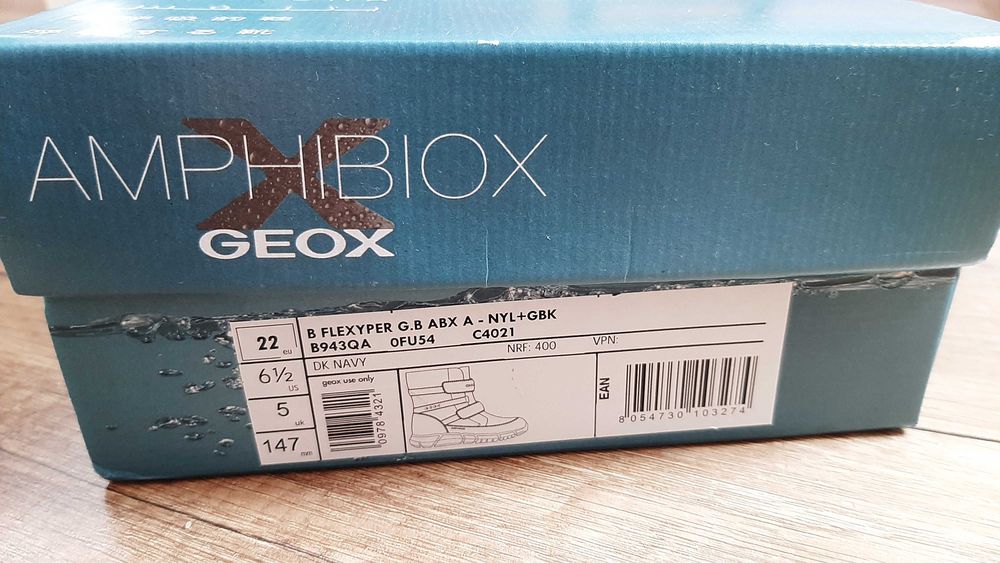 Buty zimowe GEOX Amphibiox rozm. 22