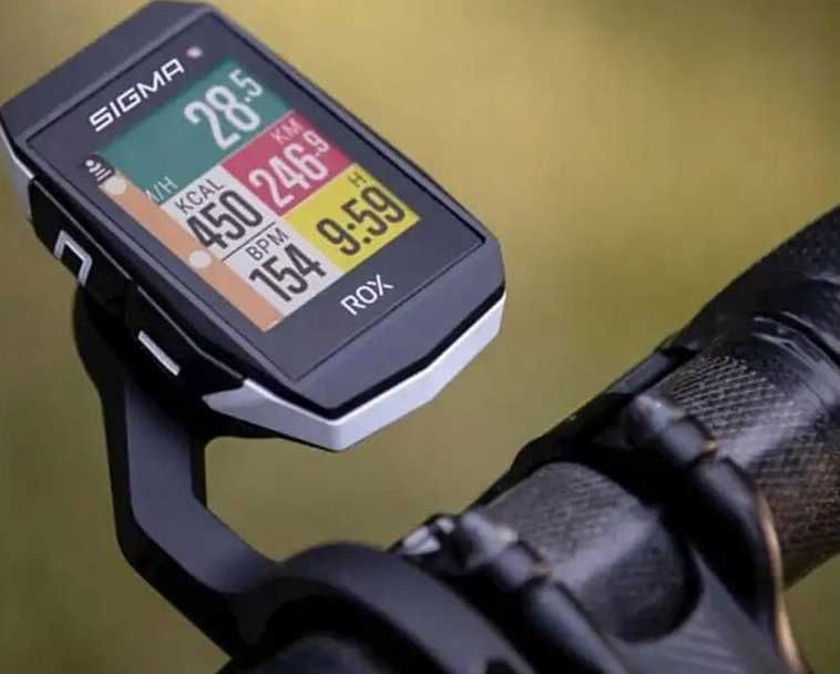 Licznik rowerowy Sigma Rox 11.1 Evo GPS Biały + HR set