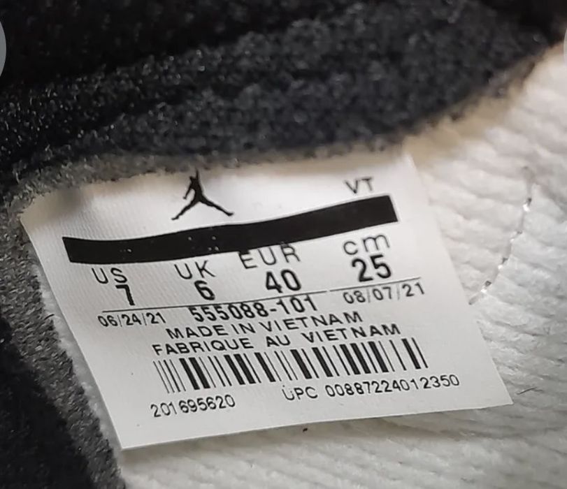 Кросівки Nike Air Jordan High Chicago нові 40 розмір (25 см)