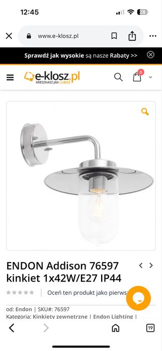 Lampa Endon Addison