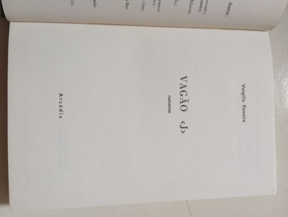 Vergílio Ferreira - Vagão "J"