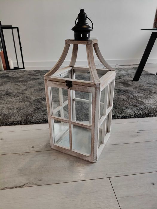 Duże Lampiony drewniane