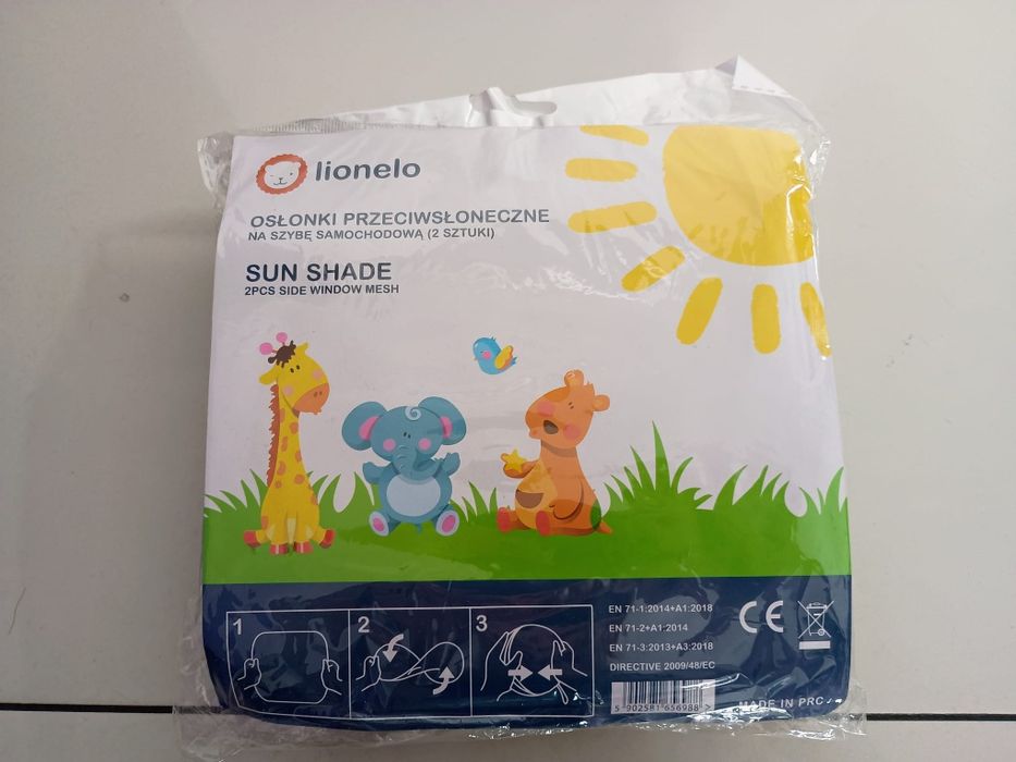 Osłonki przeciwsłoneczne i ochraniacze na fotele (komplet)